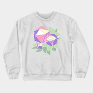 Pretty Poly Rose Genderfae Pride Crewneck Sweatshirt